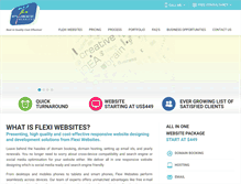 Tablet Screenshot of flexiwebsites.com